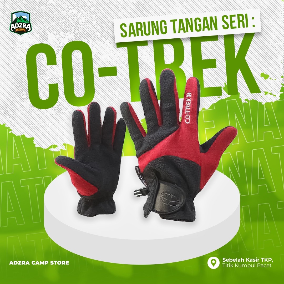 [Jual] PRE ORDER!!!! Sarung Tangan seri CO-TREK Adventure | Half Glove Dover | Half Fave Low | Flame | Full Polar Alpen Journey | Half Safari