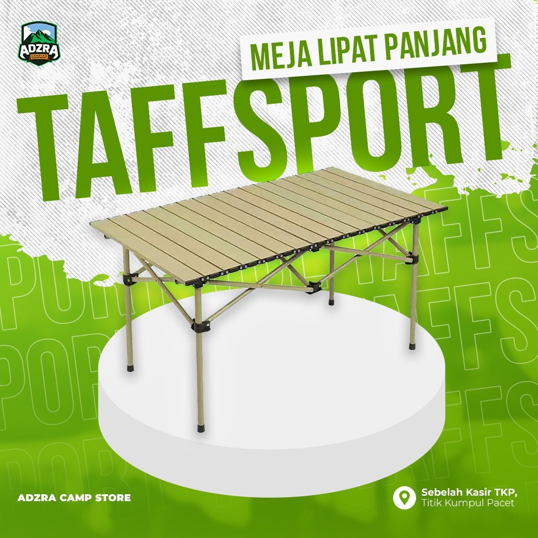 [Jual] PRE ORDER!!!! Meja Lipat Piknik TaffSPORT AF59 Portable Camping Table | 53 cm | Meja Lipat Camping dan Kemah