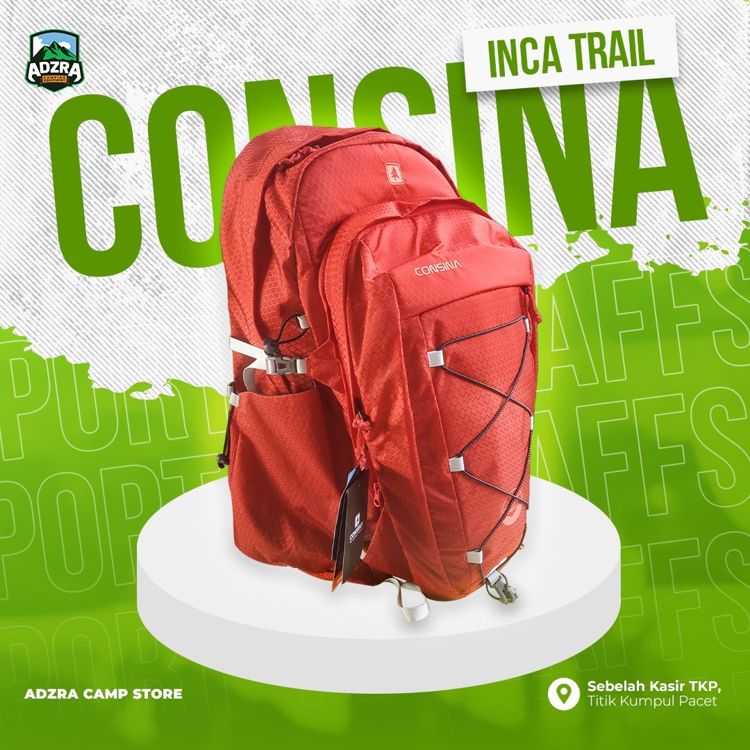 [Jual] Daypack/Tas Consina Inca Trail | FREE Backpack 10L