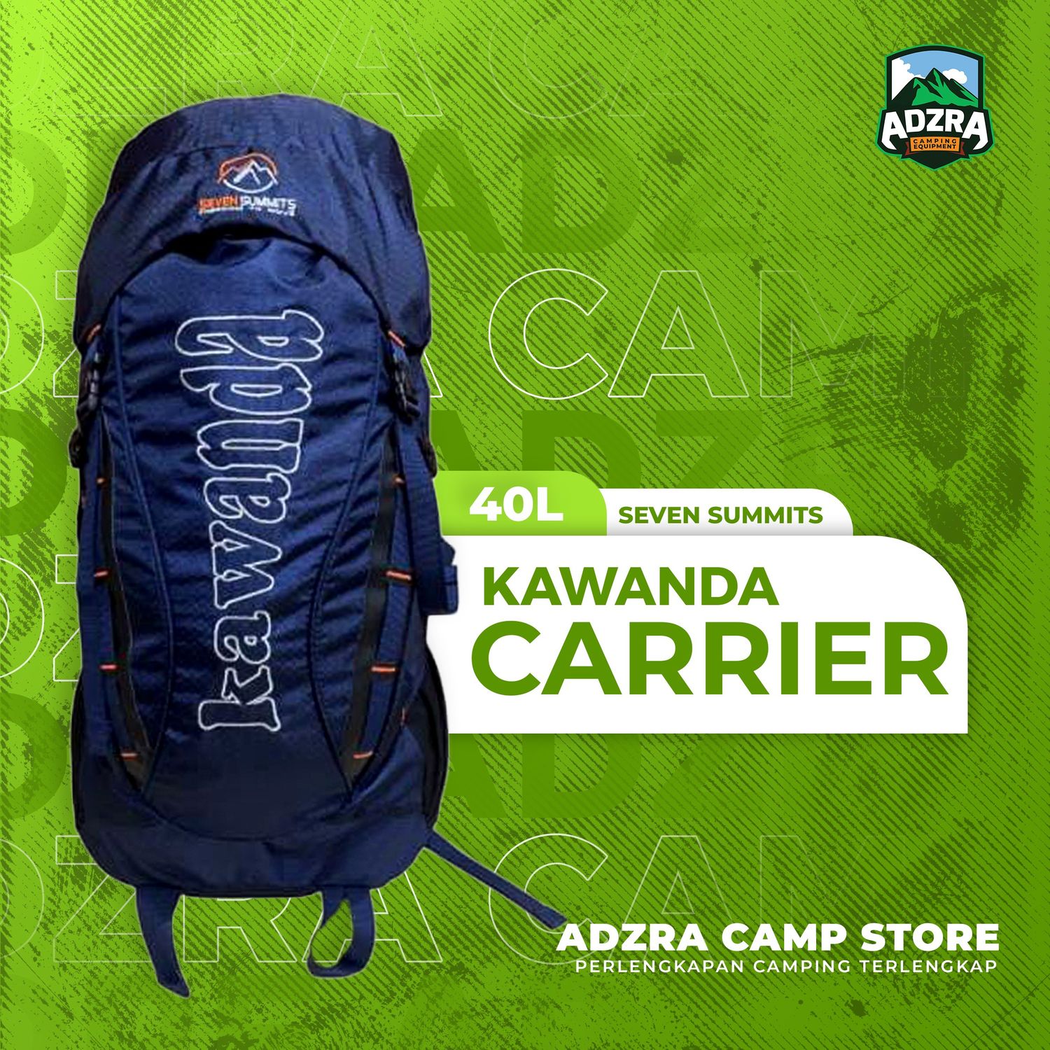 [Jual] PRE ORDER!!!!  Carrier 40L Seven Summits Kawanda | Tas Ransel Carrier Kawanda 40 Liter