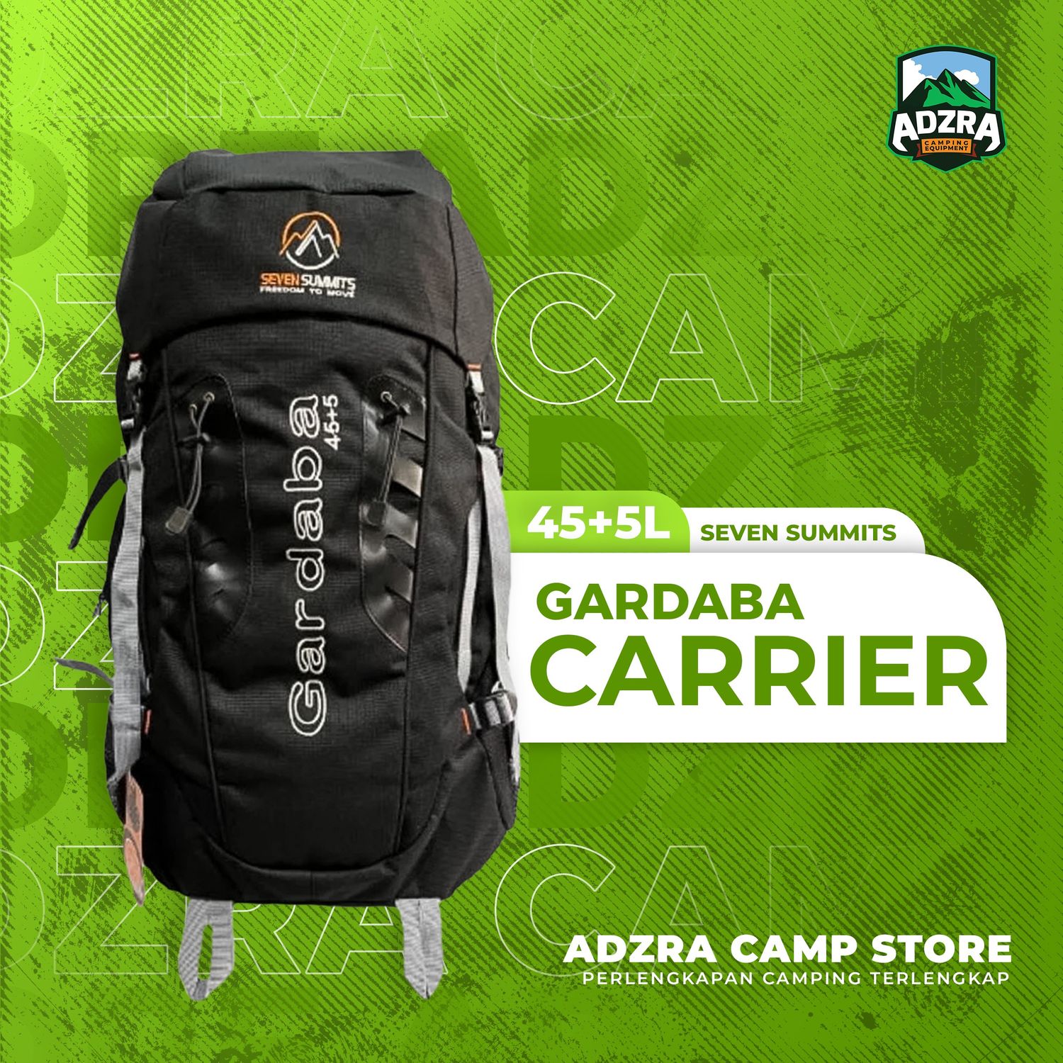 [Jual] PRE ORDER!!!! Carrier 45+5L Seven Summits Gardaba | Tas Ransel Carrier Gardaba 45+5 Liter