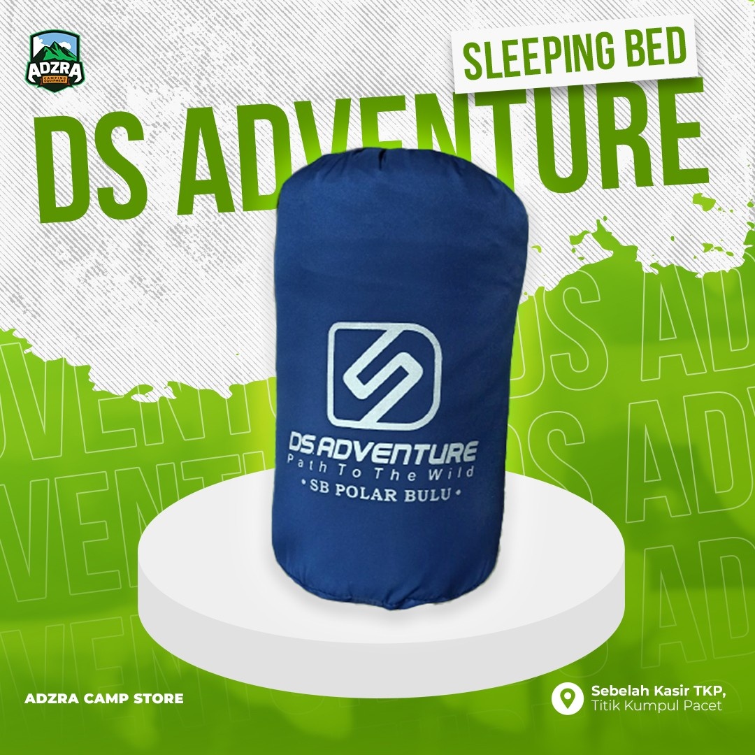 [Jual] Sleeping Bag Polar DS Adventure | Tempat Tidur Camping | Sleeping Bag Bulu Halus