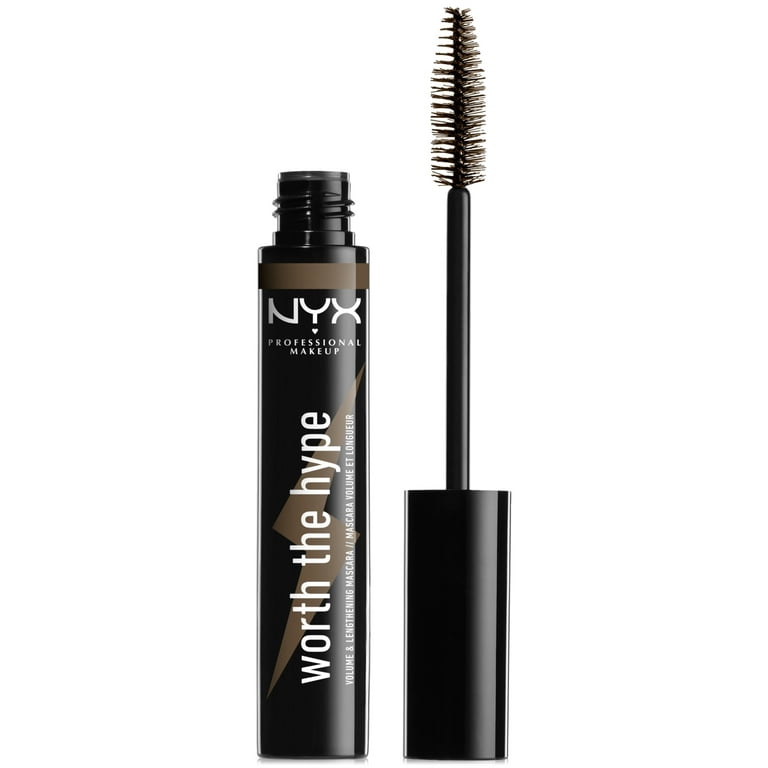 NYX PROFESSIONAL MAKEUP Worth The Hype Volumizing & Lengthening Mascara, Black thumbnail 2