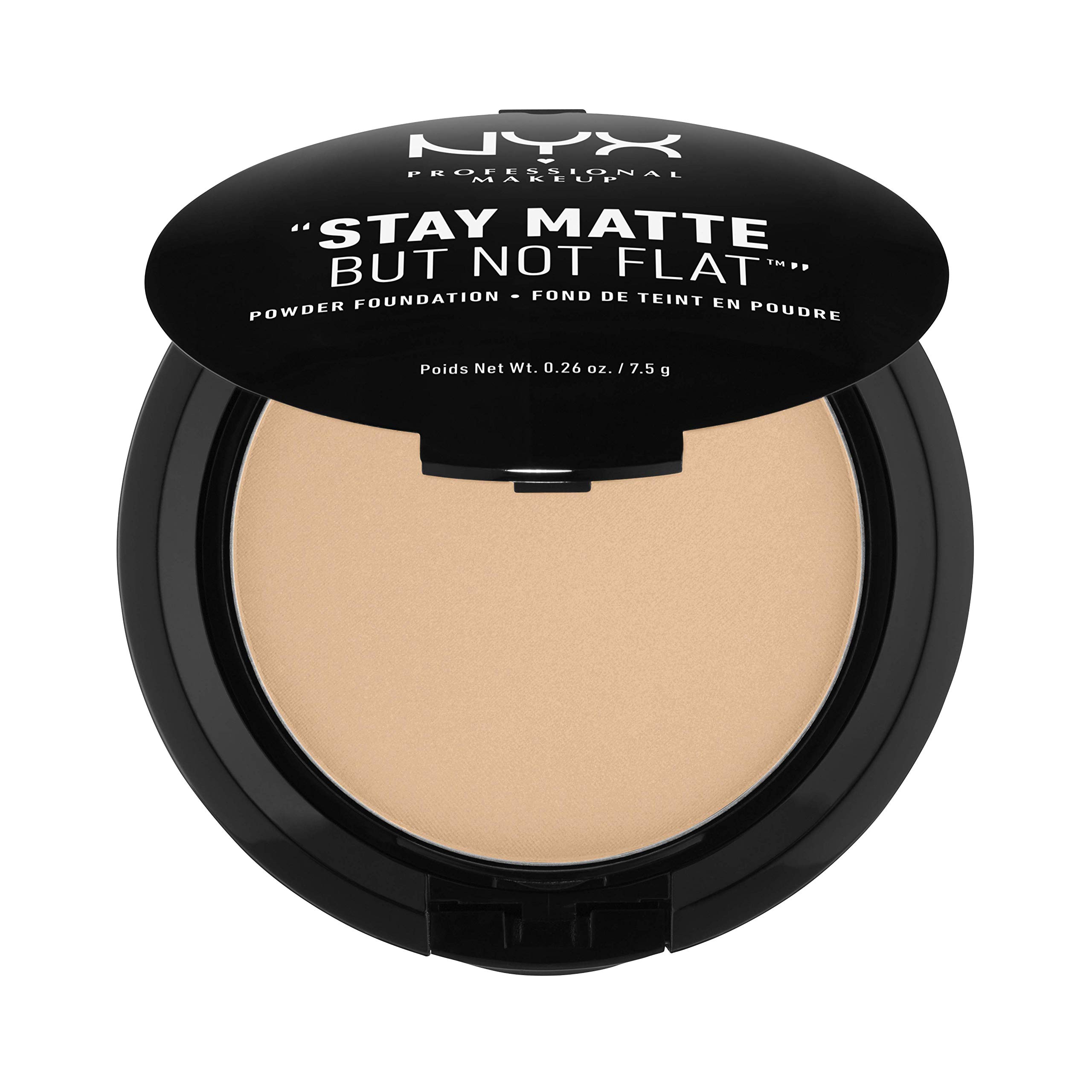 NYX PROFESSIONAL MAKEUP Stay Matte But Not Flat Powder Foundation, Natural