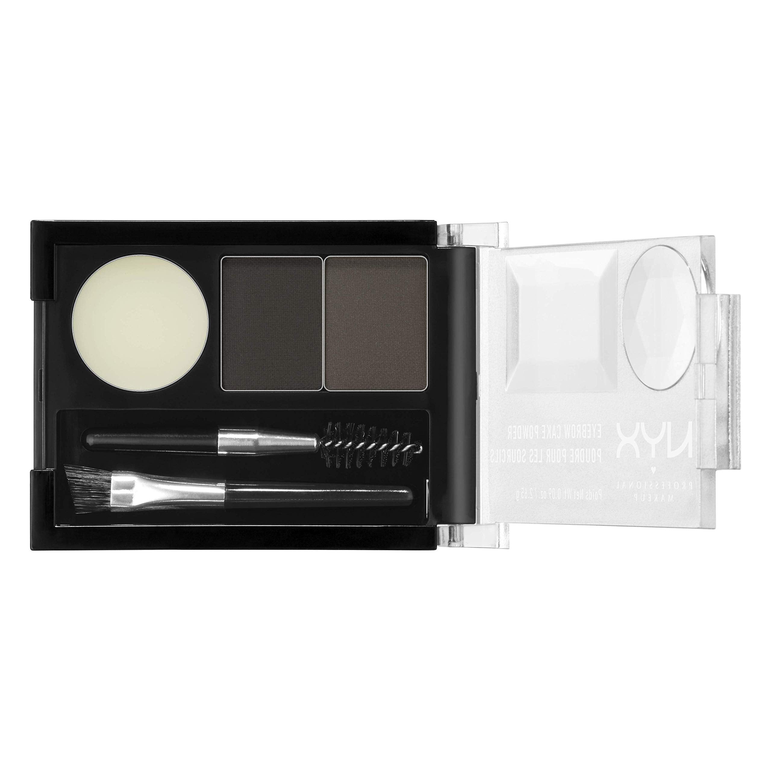 NYX PROFESSIONAL MAKEUP Eyebrow Cake Powder, Black/Gray thumbnail 2