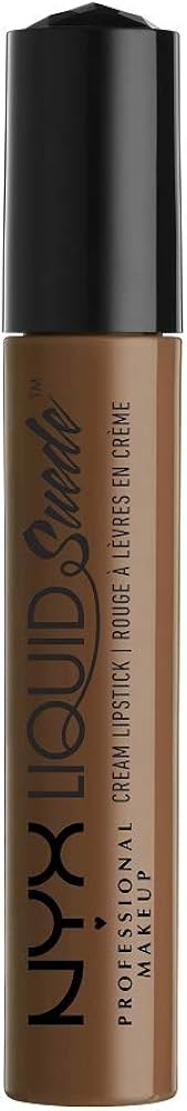 NYX PROFESSIONAL MAKEUP Liquid Suede Cream Lipstick - Downtown Beauty (Walnut Brown) thumbnail 2