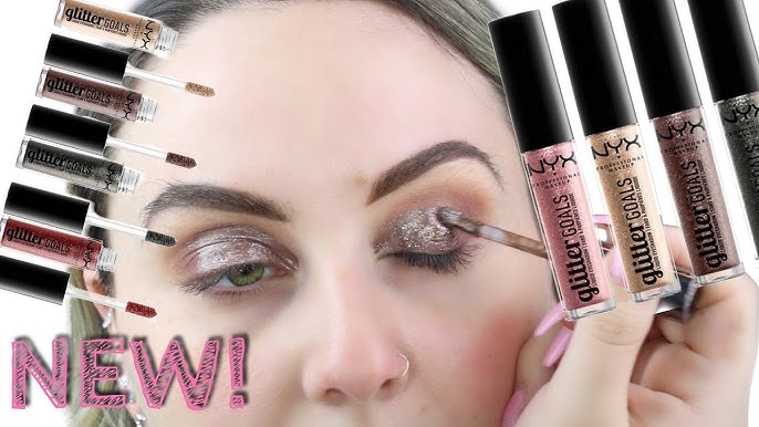 NYX Professional Makeup Glitter Goals Liquid Eyeshadow (Various Shades) thumbnail 3