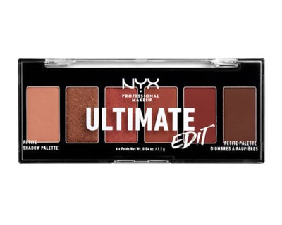 NYX PROFESSIONAL MAKEUP Ultimate Edit Mini Shadow Palette, Eyeshadow Palette - Warm Neutrals