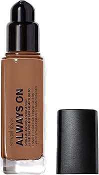 Smashbox Always On Skin-Balancing Foundation with Hyaluronic Acid | Medium-To-Full Coverage | Hydrating + Long Lasting, 1 Fl Oz