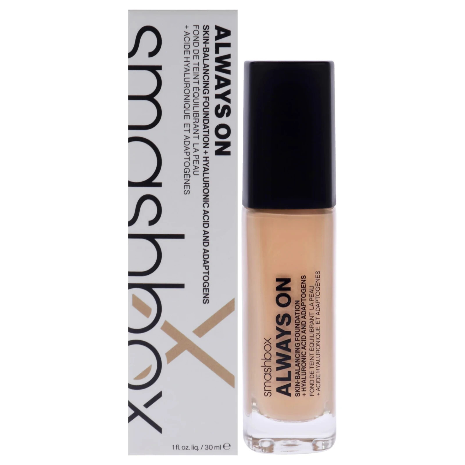 Smashbox Always On Skin-Balancing Foundation with Hyaluronic Acid | Medium-To-Full Coverage | Hydrating + Long Lasting, 1 Fl Oz thumbnail 2