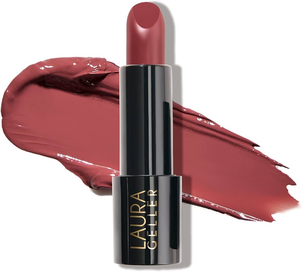 LAURA GELLER NEW YORK Modern Classic Cream Lipstick Trio - Mauve Majesty, Real Rosy, Novel Neutral thumbnail 3