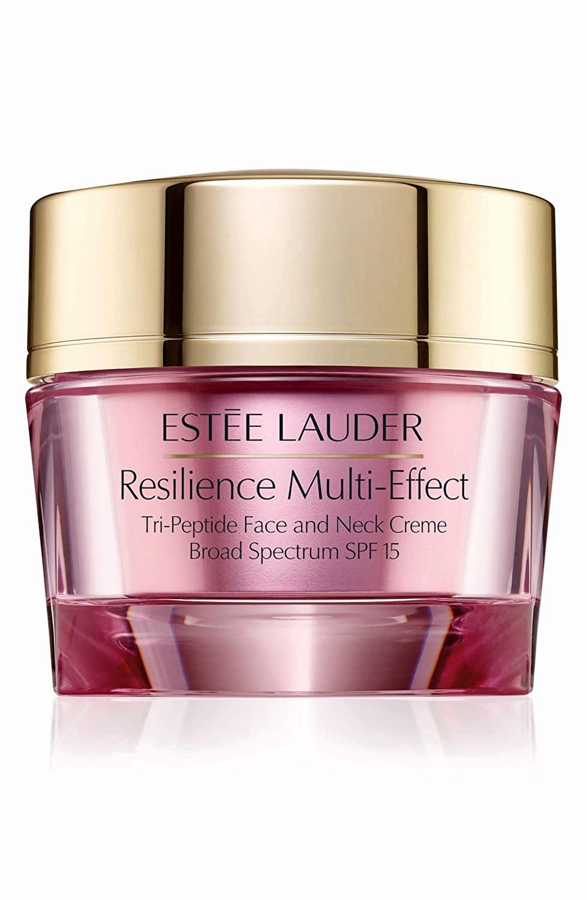 Estée Lauder Resilience Multi-Effect Tri-Peptide Face and Neck Cream Moisturizer SPF 15 | Plumping & Anti-Aging