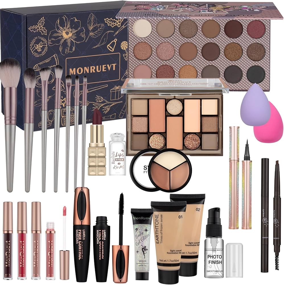 Makeup Kit for Women Full Kit Makeup Kits for Teens Teenager Makeup Gift Set for Teens Women Eyeshadow FoundationTeen Makeup Kit Makeup Sets thumbnail 3
