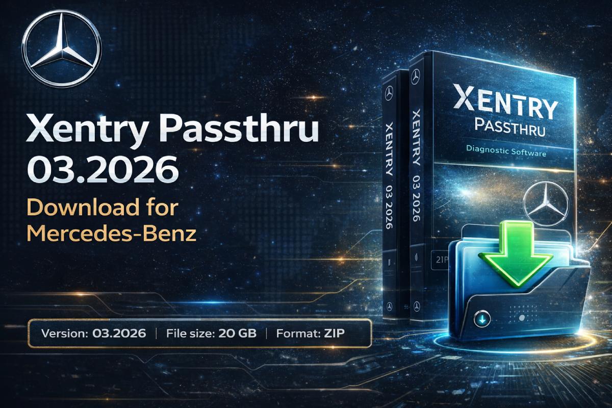 Xentry Passthru 03.2026 Download for Windows 10/11 | CarSoftz