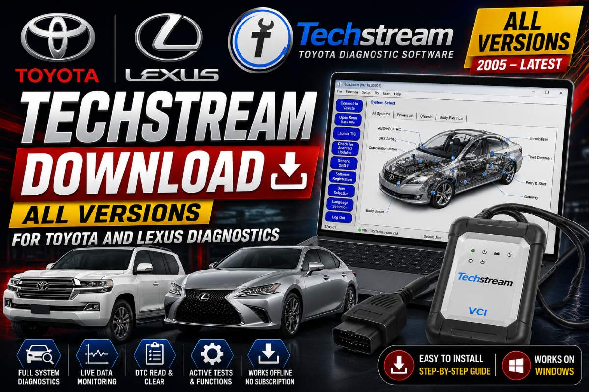 Techstream Injectors CarSoftz - Automotive Diagnostic Software & Remote Installation