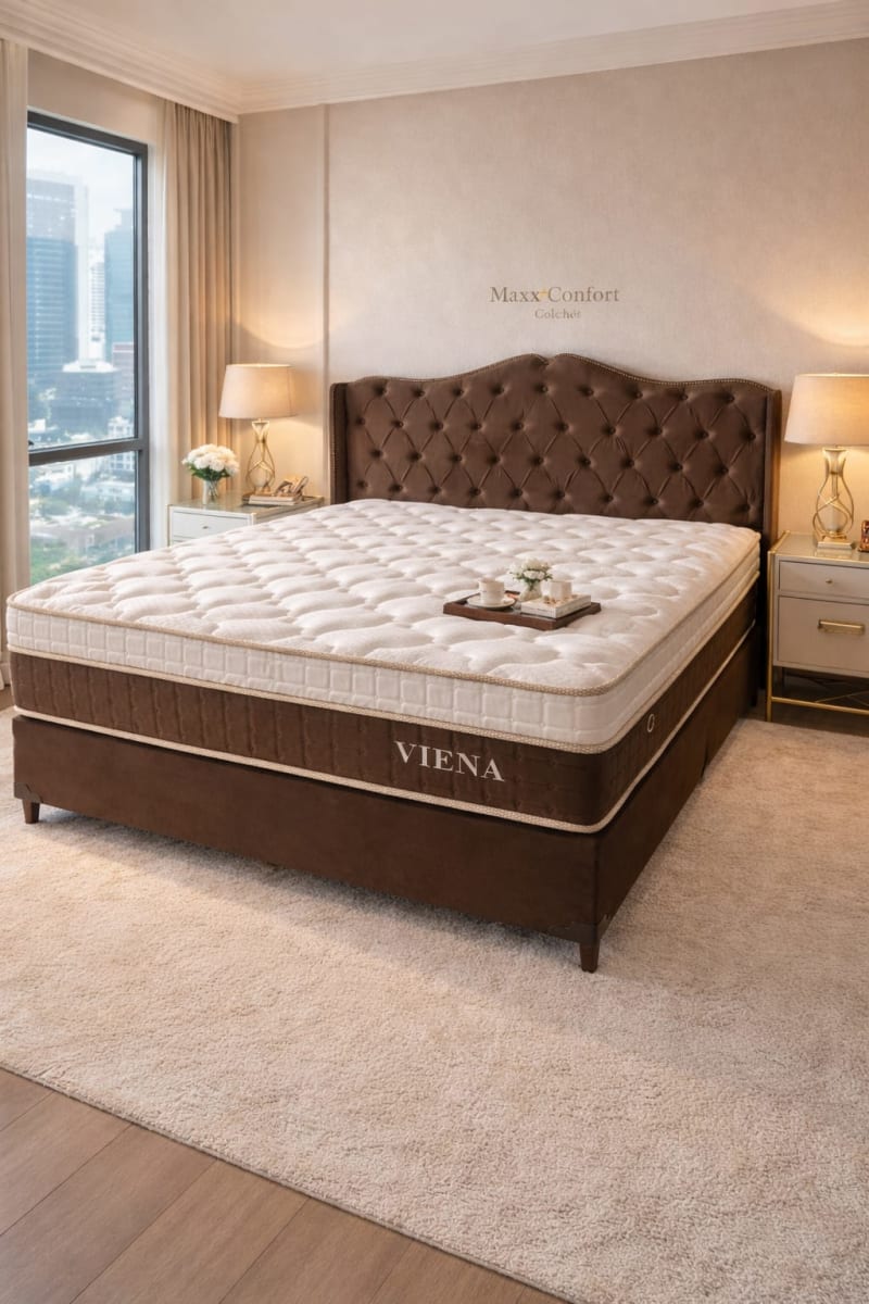 COLCHÃO 1,38 VIENA MAXX CONFORT MARROM