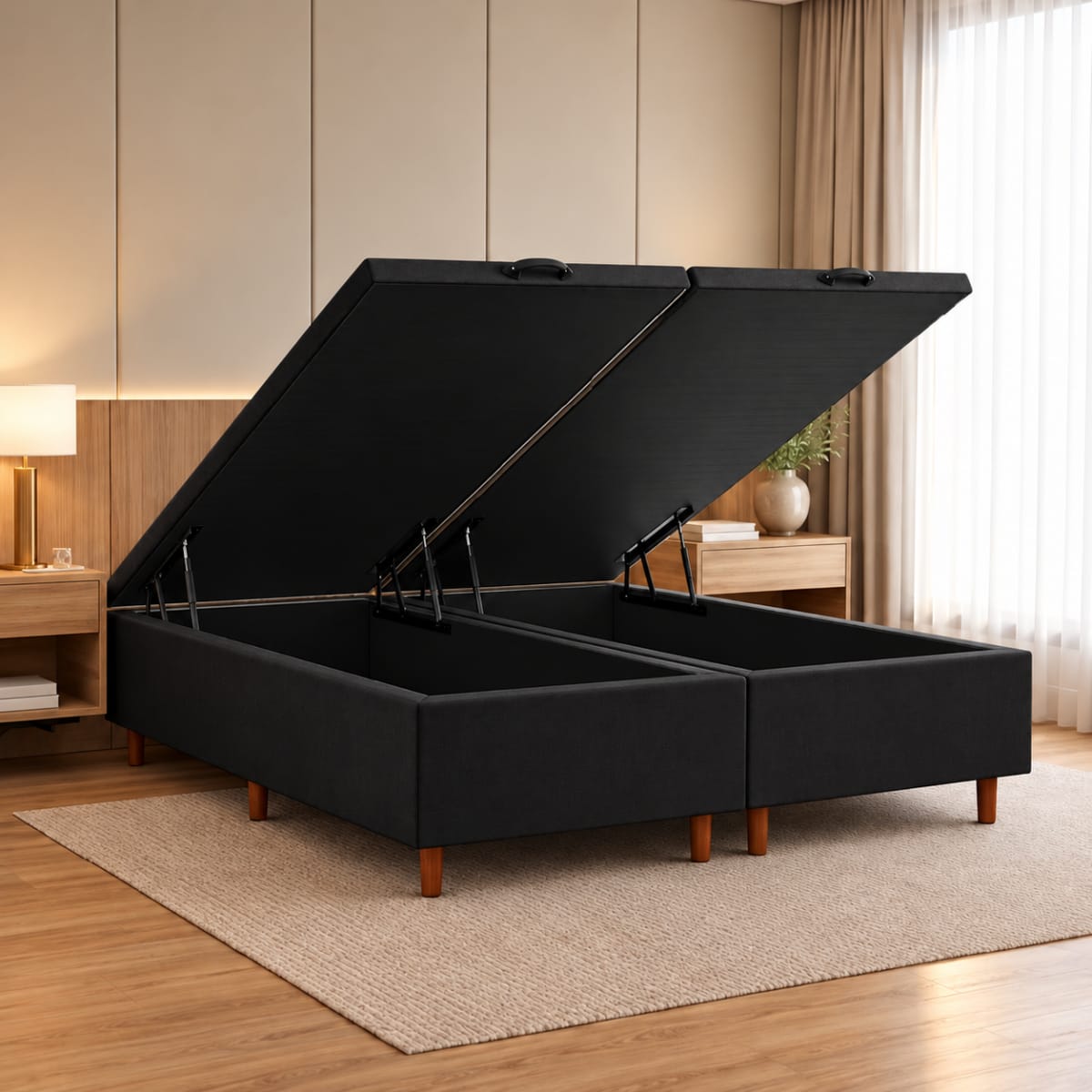BASE BAU 1,58 SUEDE PRETO