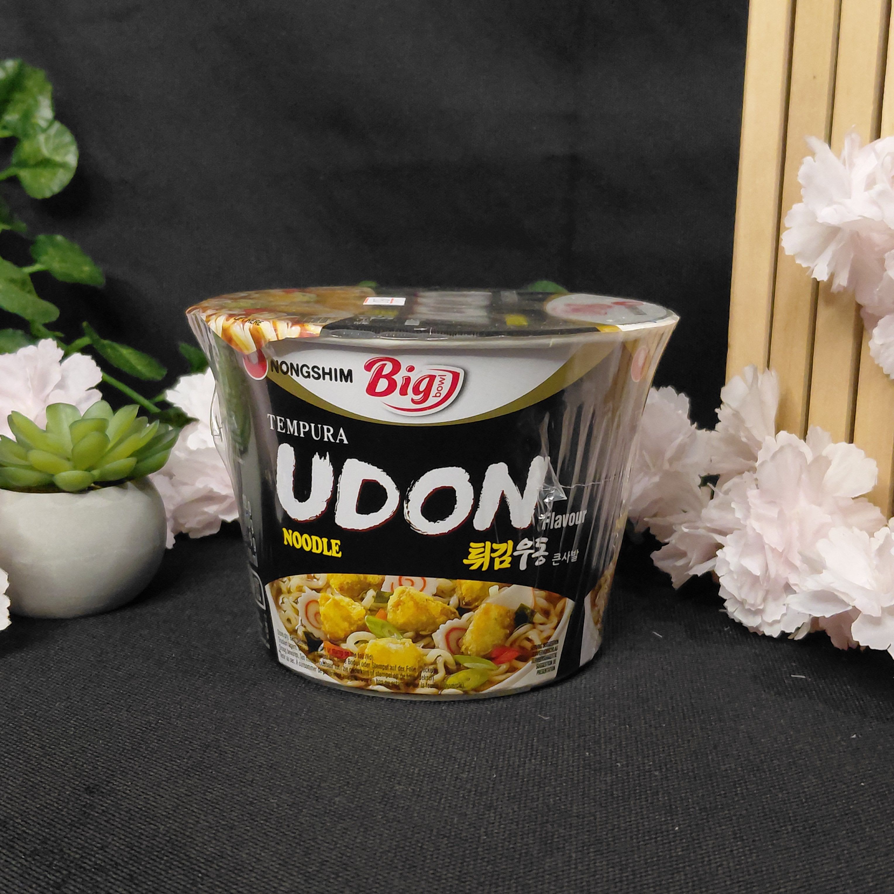 Локшина Удон швидкого приготування Nongshim Tempura Udon Big Bowl — 111 г