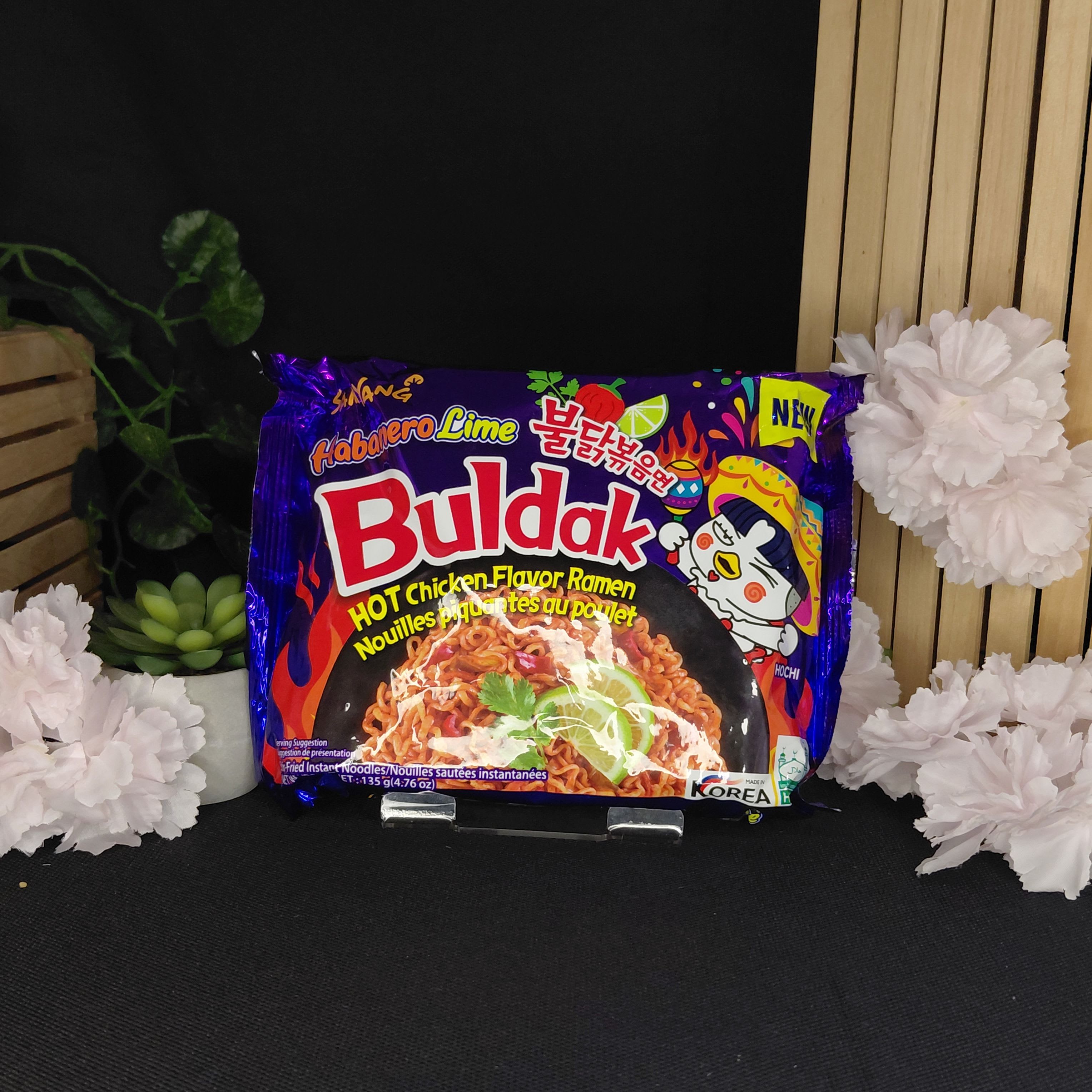 Локшина швидкого приготування Samyang Buldak Habanero Lime — 135 г