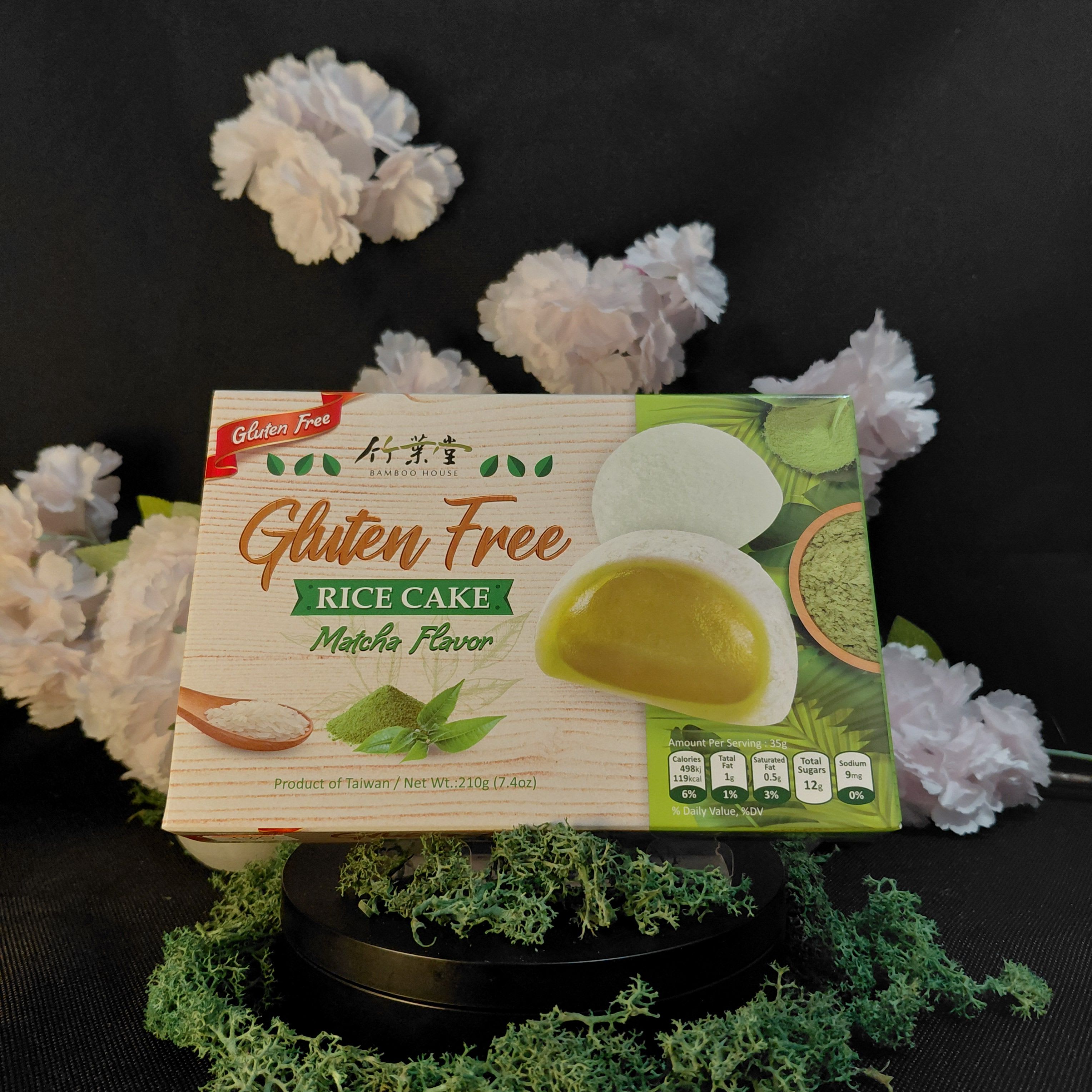 Тістечка моті Bamboo House Rice Cake Matcha Flavor — 210 г