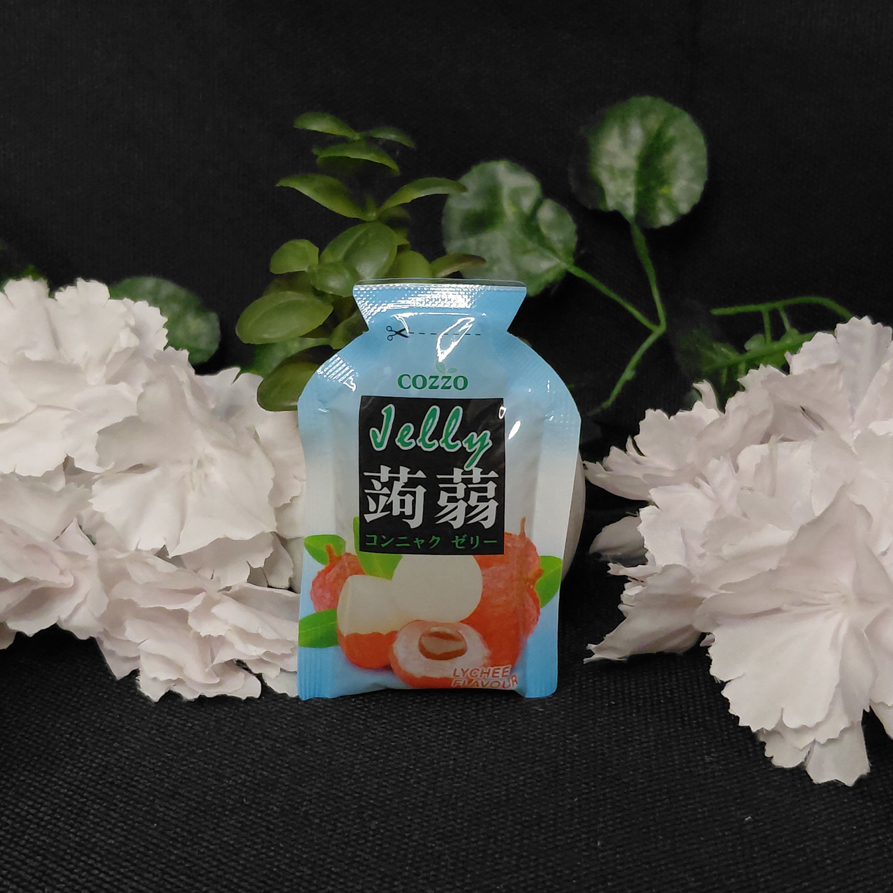 Конняку-желе зі смаком лайчі Cozzo Lychee Konnyaku Jelly — 20 г