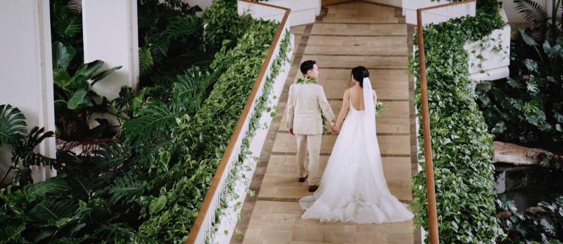 Markus & Kristen at Four Seasons Oahu