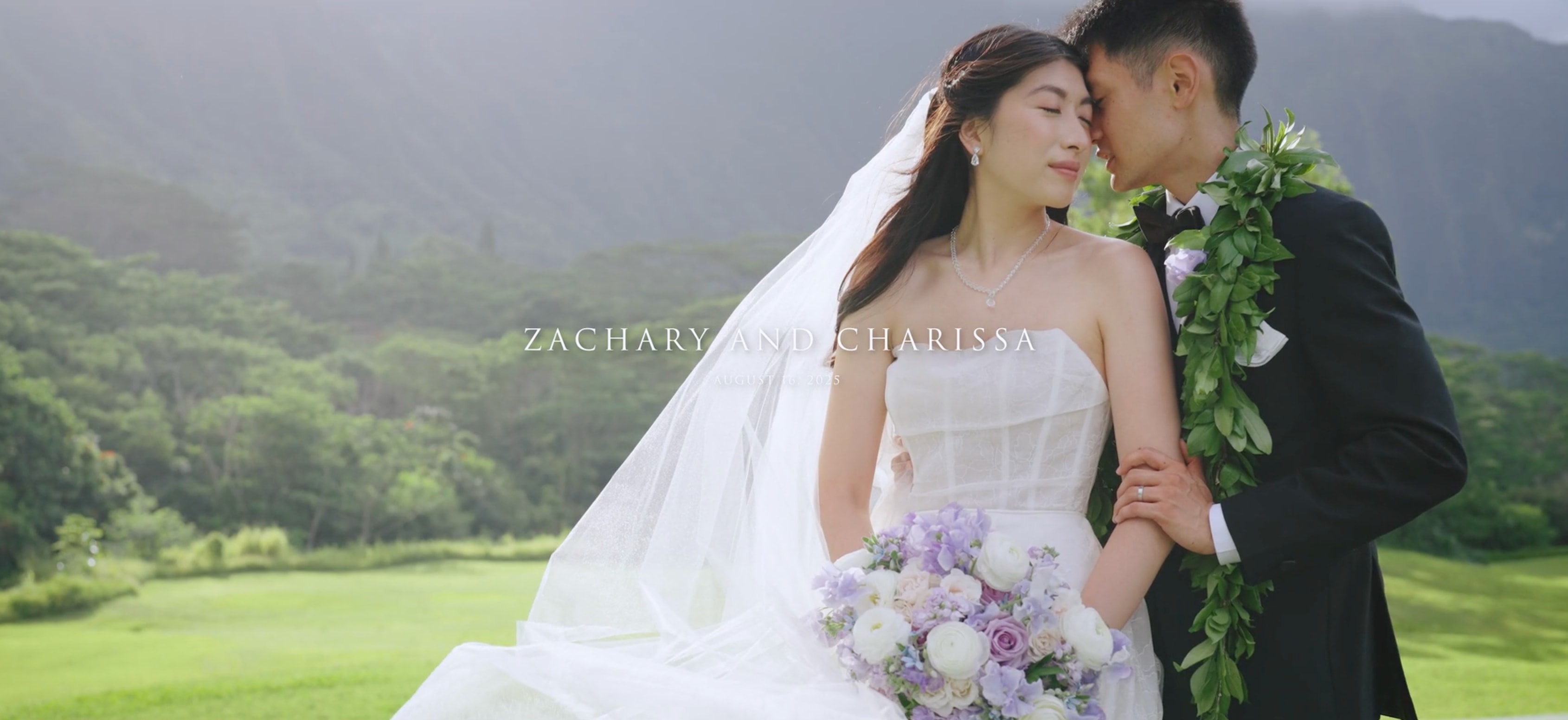 Zach & Charissa at Kōʻolau Ballrooms