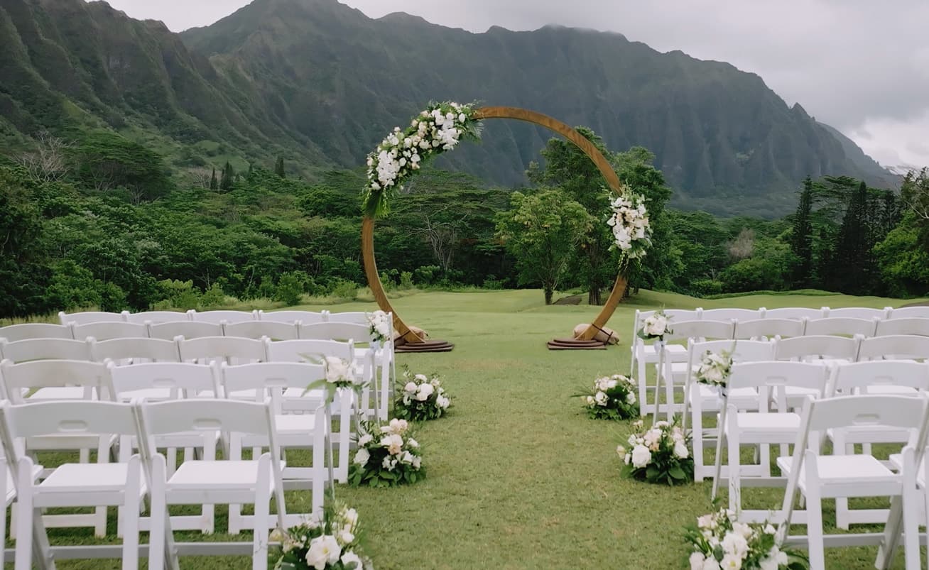 Kōʻolau Ballrooms wedding venue, Oahu