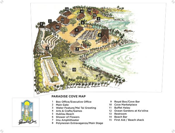 Map from Paradise Cove.