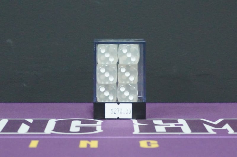 Juego de Dados 6 Caras Grande Gris