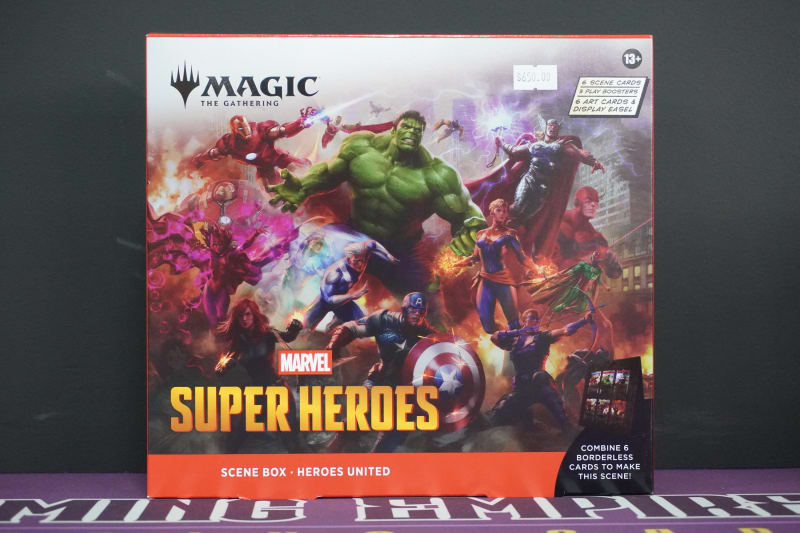 MTG Marvel Superheroes Scene Box Heroes United