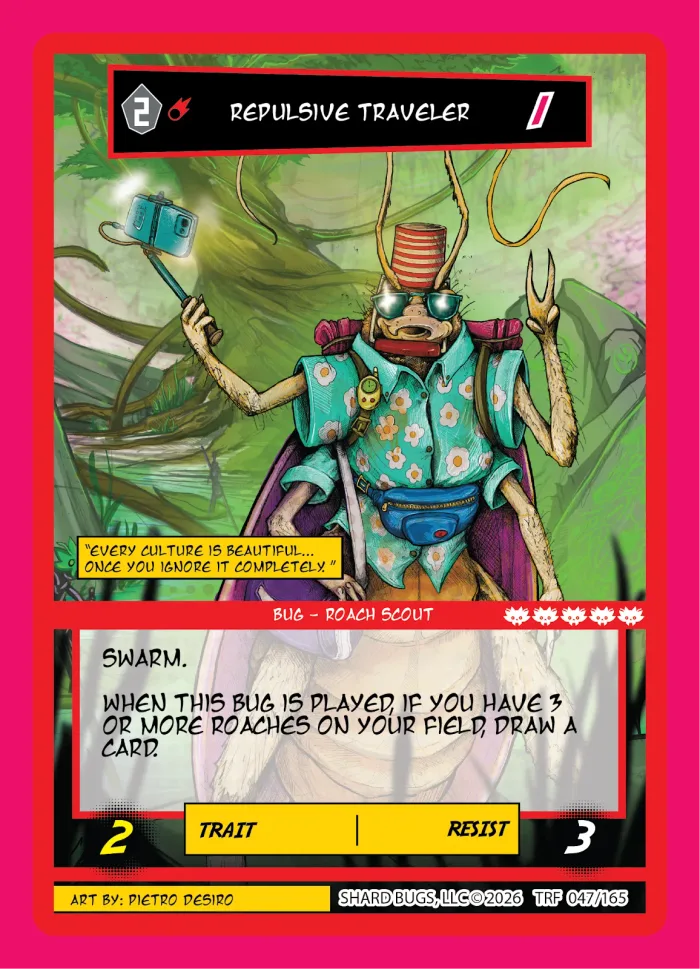 Repulsive Traveler