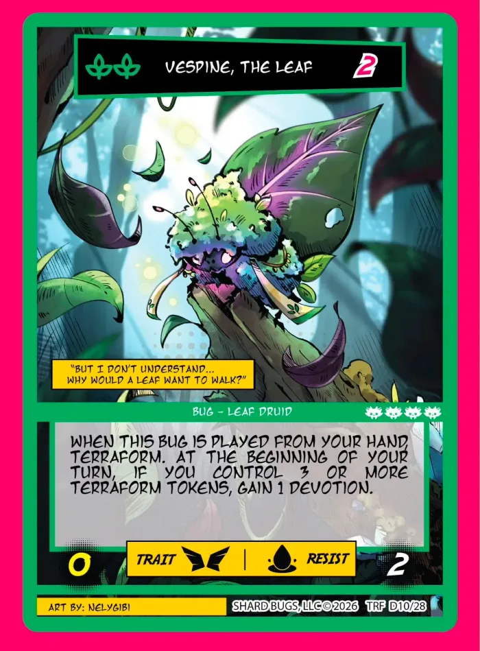 Vespine, The Leaf