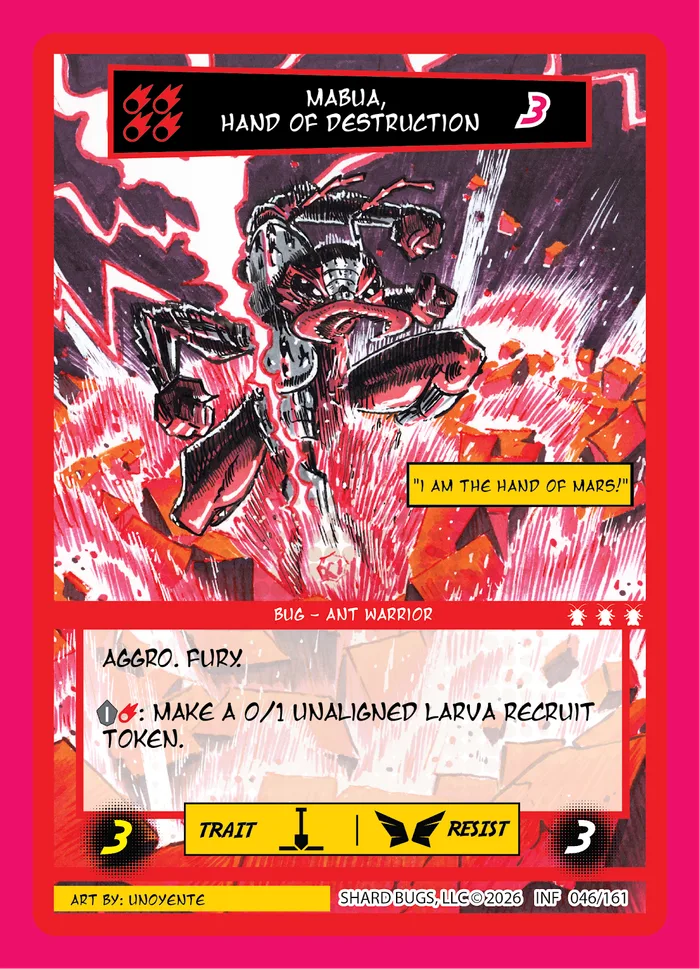 Mabua, Hand of Destruction