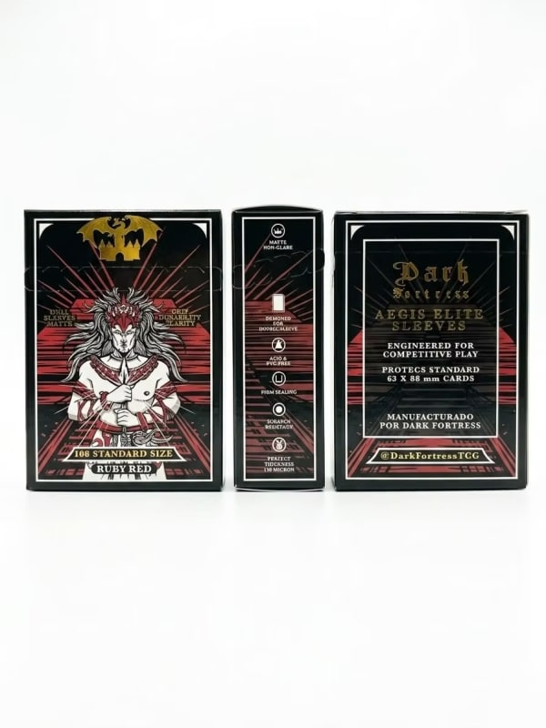 Micas Dark Fortress Standard Ruby Red