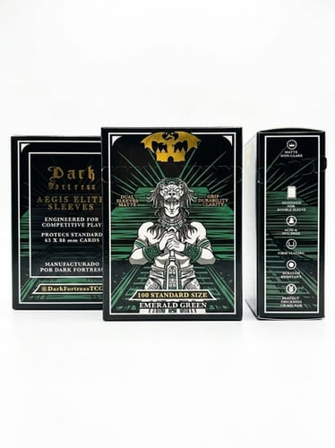 Micas Dark Fortress Standard Emerald Green