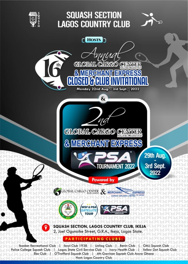 Global Cargo Center & Merchant Express Closed  & Club Invitational