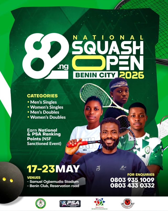 82.ng National Squash Open Benin (Singles)