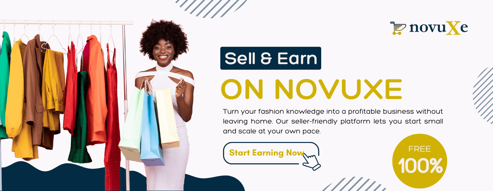 Sell on Novuxe