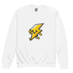 Energetic Lightning Bolt Character Sweatshirt