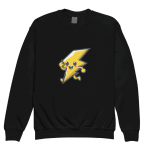 Energetic Lightning Bolt Character Sweatshirt