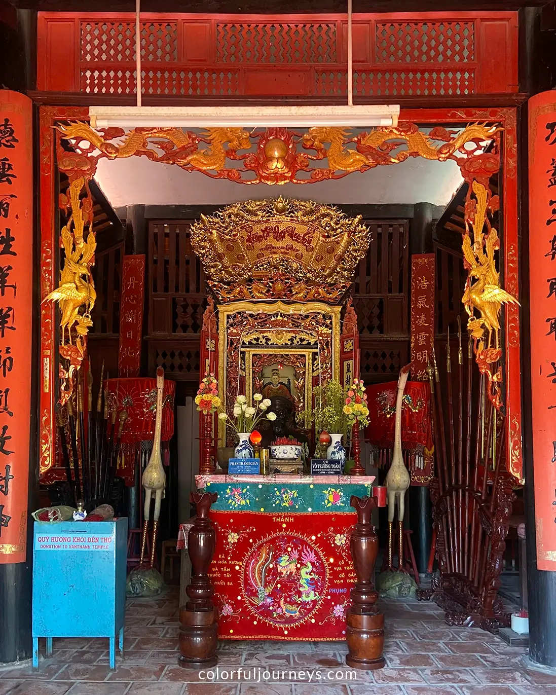 Van Thanh Mieu Temple in Vinh Long, Vietnam