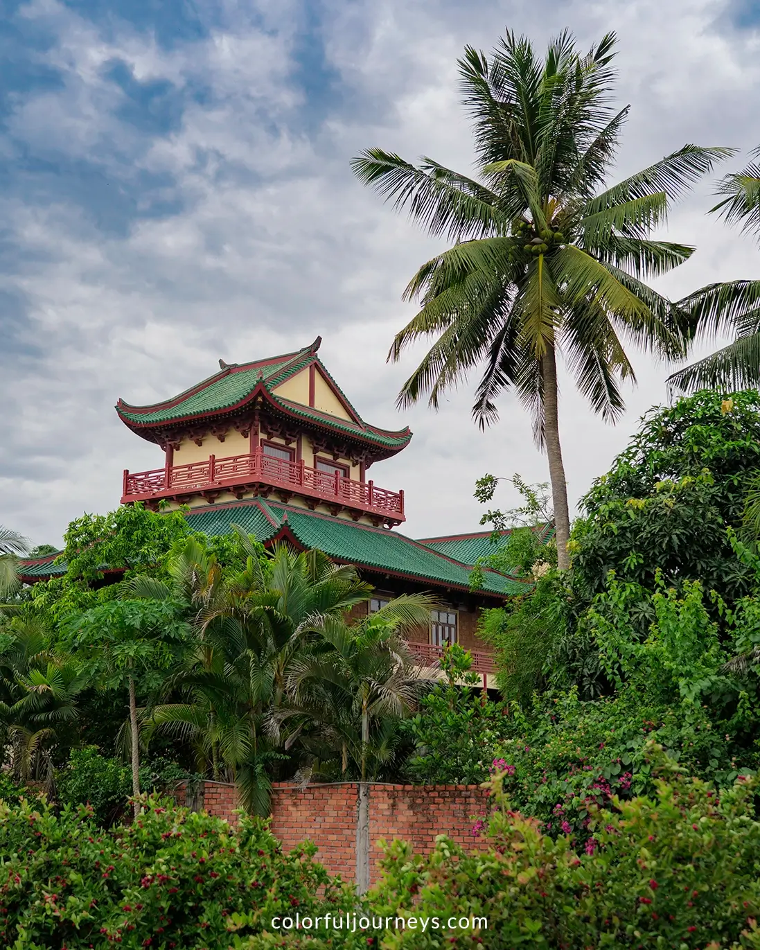Phuoc Lam Temple in An Giang, Vietnam
