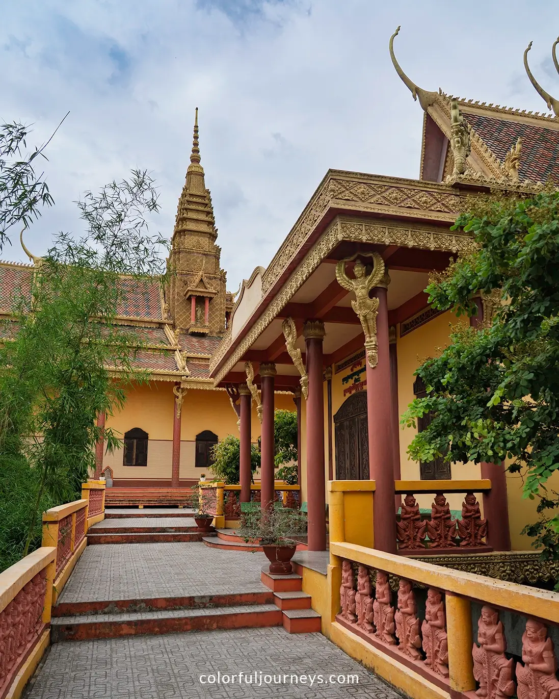 Tapa Temple in An Giang, Vietnam