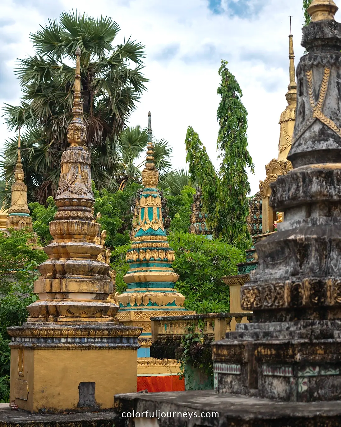 Phnom Pi Temple in An Giang, Vietnam