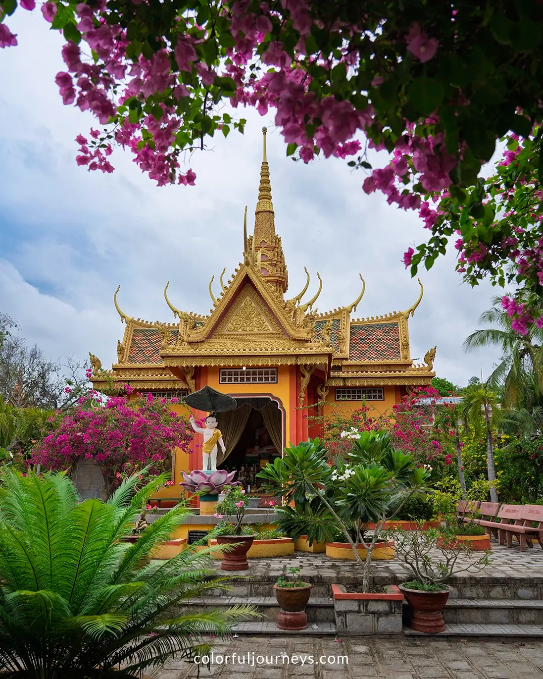 Tapa Temple in An Giang, Vietnam