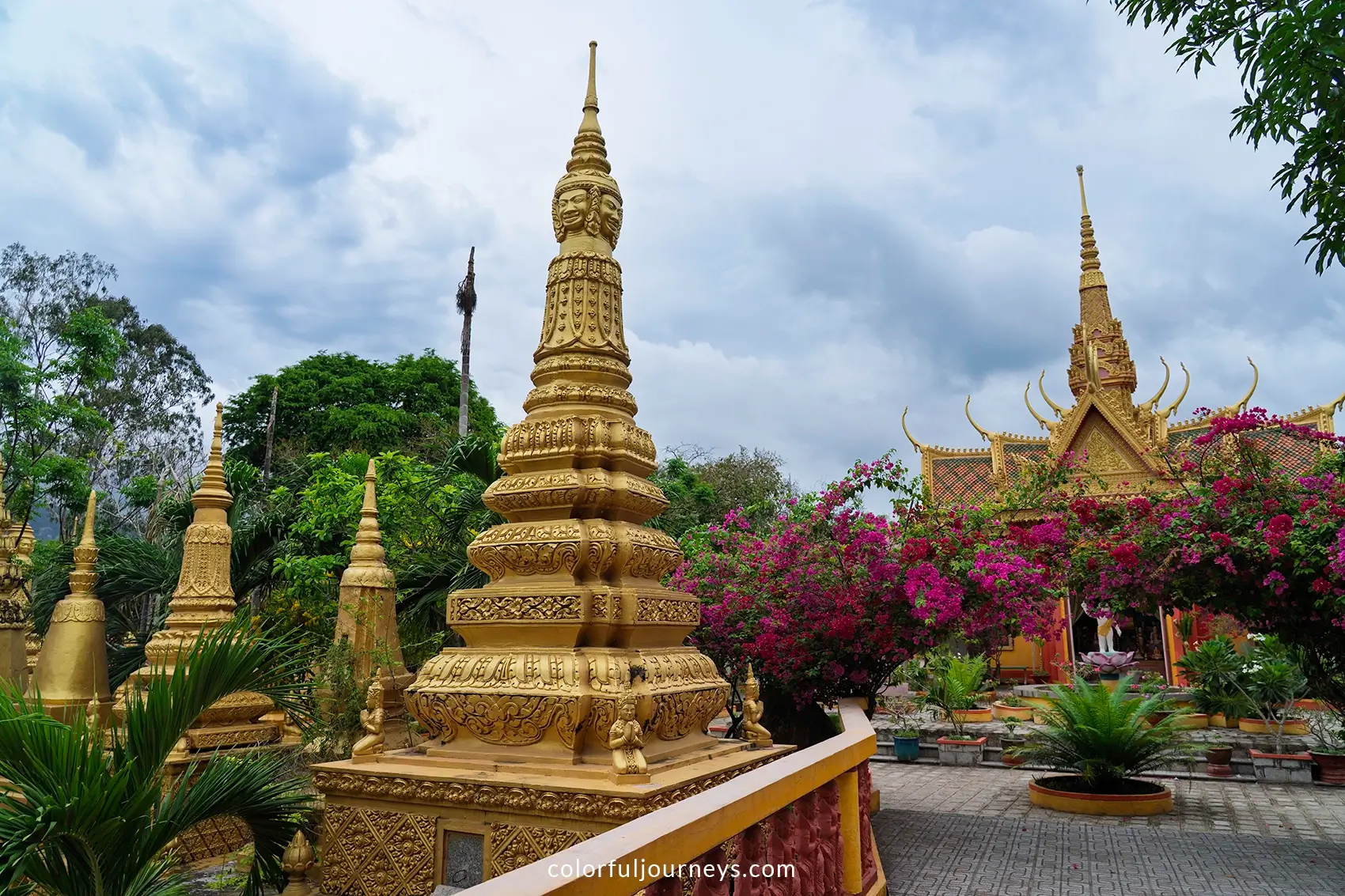 Tapa Temple in An Giang, Vietnam