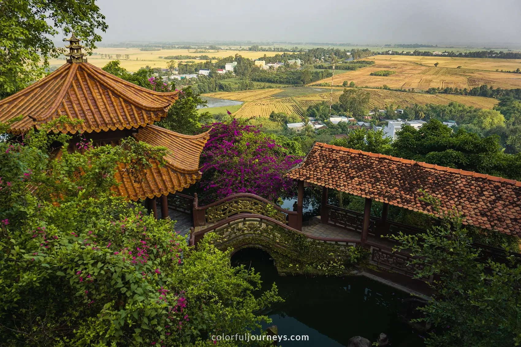 Sam Mountain in Chau Doc, Vietnam