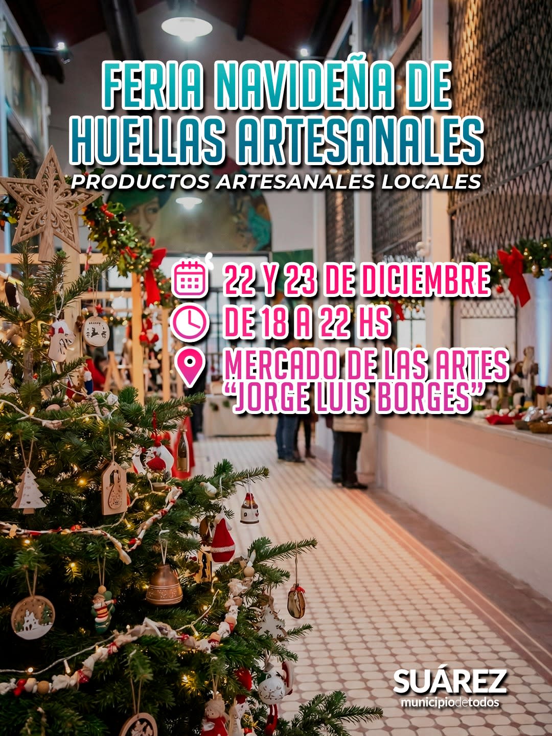 Feria Navideña de Huellas Artesanales en el Mercado de las Artes