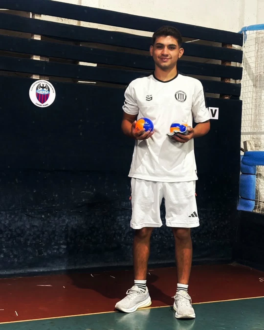 Mateo Santarossa, finalista de bochas: busca repetir título este sábado